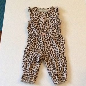 Cheetah print onesie